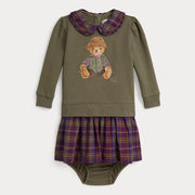 Ralph Lauren baby girl's polo bear dress - 310b26821001.