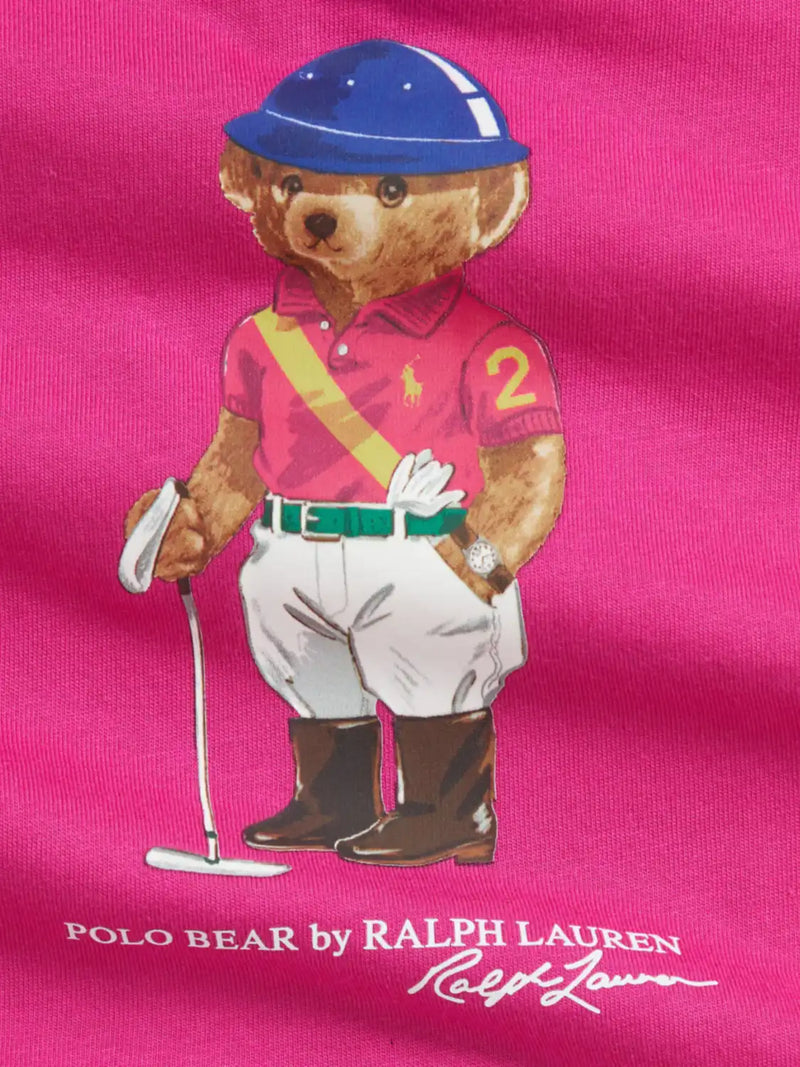 Closer look at the Ralph Lauren polo bear leggings set.