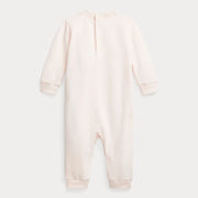 Back of the Ralph Lauren polo bear romper.