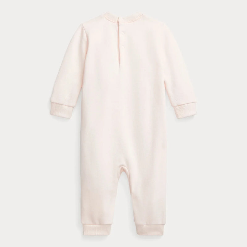 Back of the Ralph Lauren polo bear romper.