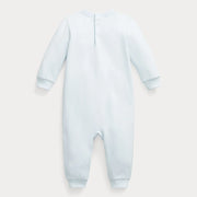 Back of the Ralph Lauren polo bear romper.