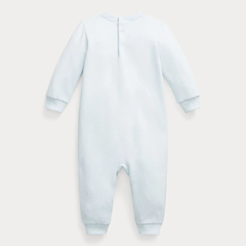 Back of the Ralph Lauren polo bear romper.