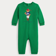 Ralph Lauren baby boy's polo bear romper - 320a98933001.
