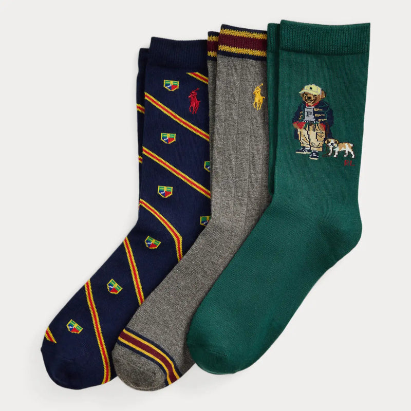 Ralph Lauren boy's polo bear socks - 442P03160001.