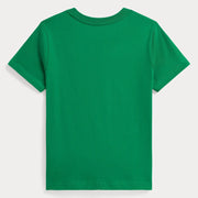 Rear view of the Ralph Lauren green polo bear t-shirt.