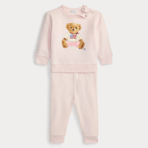 Ralph Lauren baby girl's polo bear tracksuit - 310p02078002.