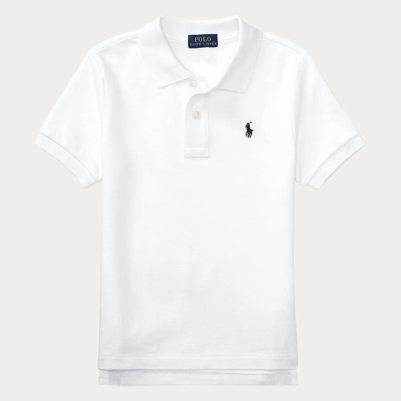 Ralph Lauren boy's white polo shirt - 322603252.