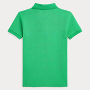 Back of the Ralph Lauren boy's polo shirt.