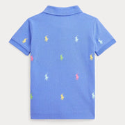 Back view of the Ralph Lauren pony polo shirt.