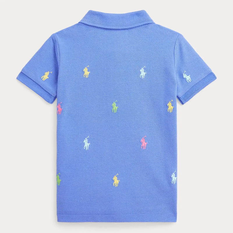 Back view of the Ralph Lauren pony polo shirt.