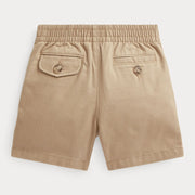 Back of the Ralph Lauren tan prepster shorts.