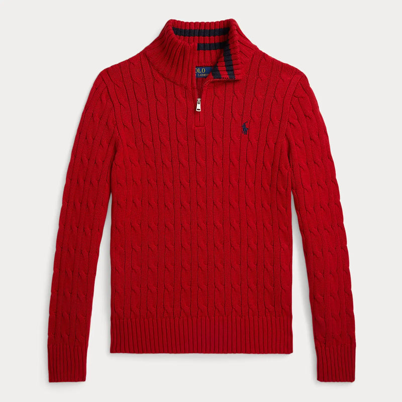 Ralph Lauren boy's quarter zip jumper - 322868894500.