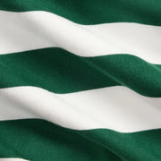 Closer look at the Ralph Lauren rugby stripe romper.