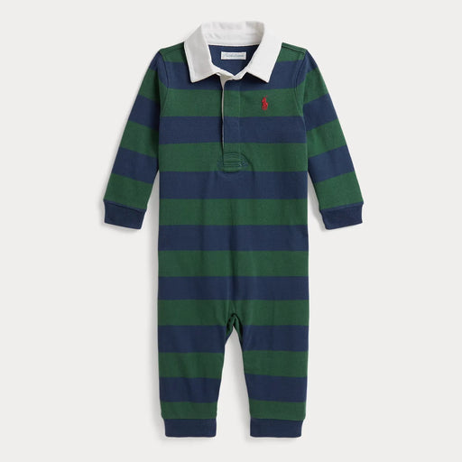 Ralph Lauren baby boy's rugby stripe romper - 320926906500.