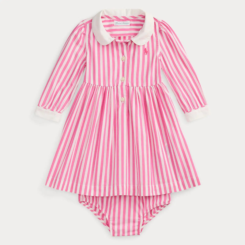 Ralph Lauren baby girl's striped dress - 310a95899001.