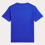 Back of the Ralph Lauren boy's varsity t-shirt.