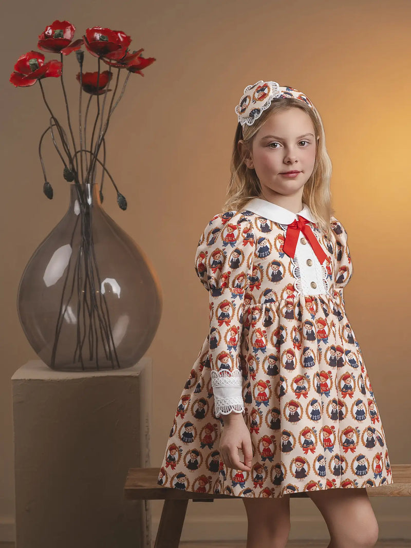 Rochy girl's teddy bear dress - 26433.