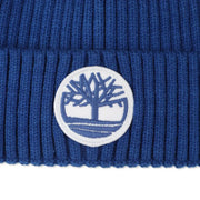 Closer look at the Timberland beanie hat.