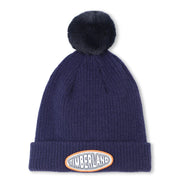 Timberland boy's navy bobble hat - t60739.