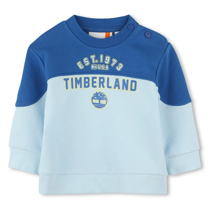 Timberland baby boy's colourblock sweatshirt - t60486.