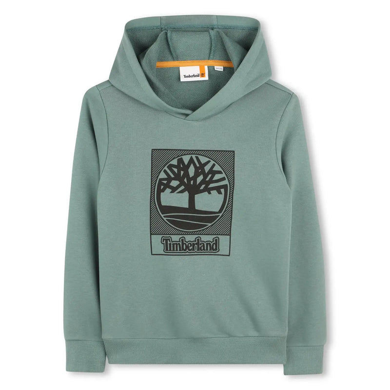 Timberland forest green logo hoodie - t60383.
