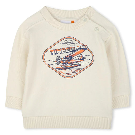 Timberland cream logo sweatshirt - t60490.