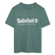 Timberland forest green logo t-shirt - t60212.