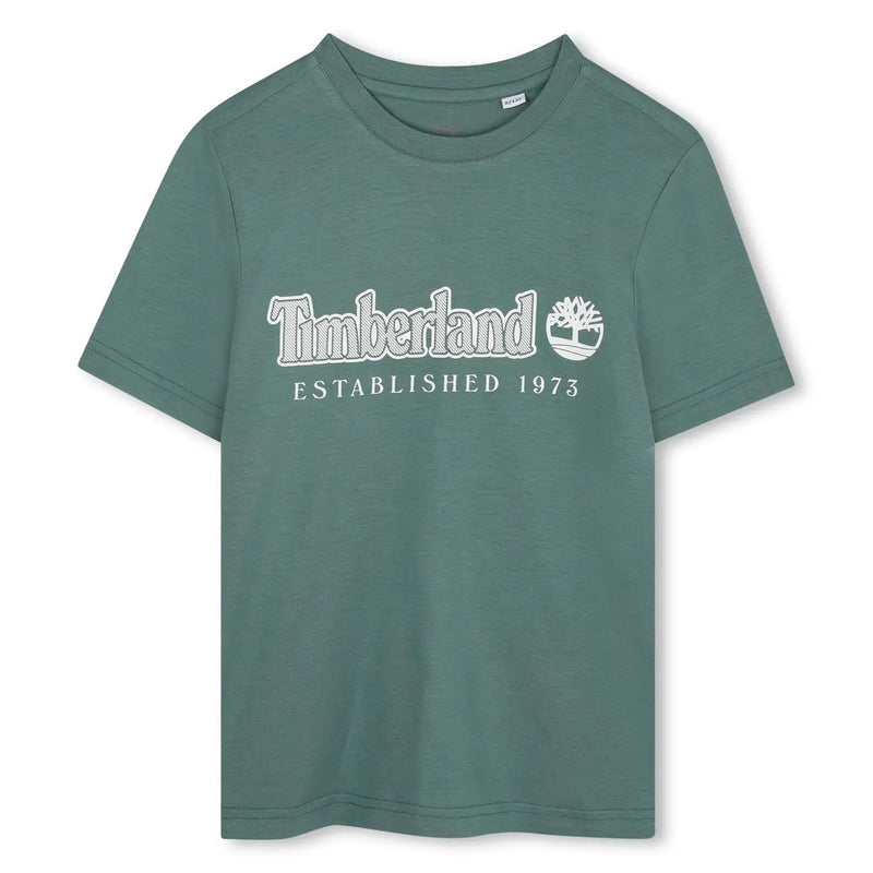 Timberland forest green logo t-shirt - t60212.