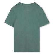 Back of the Timberland logo t-shirt.