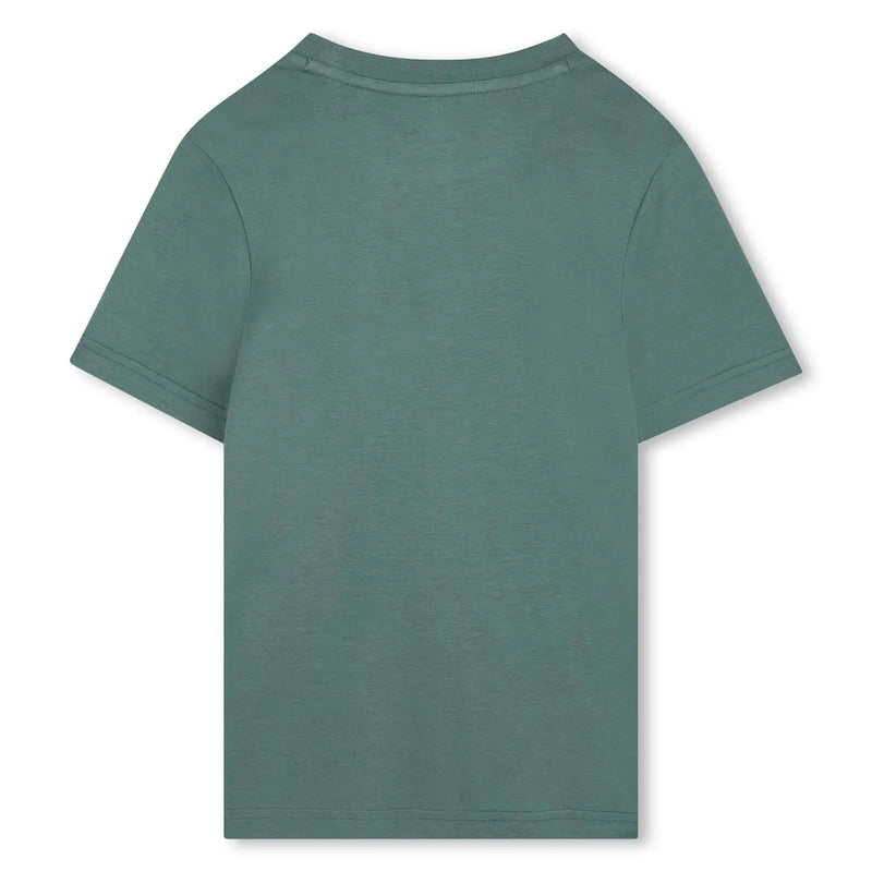 Back of the Timberland logo t-shirt.