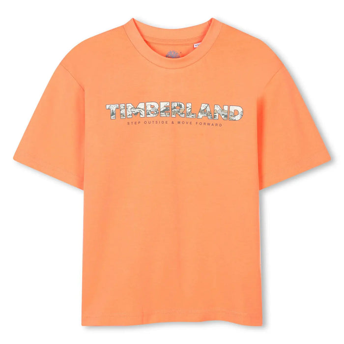 Timberland orange logo t-shirt - t60483.