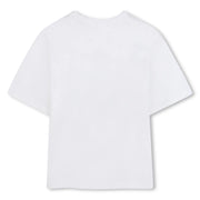 Back of the Timberland logo t-shirt.