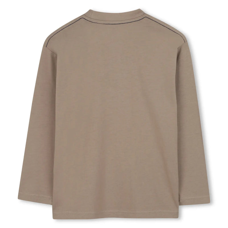 Back of the Timberland long sleeve t-shirt.