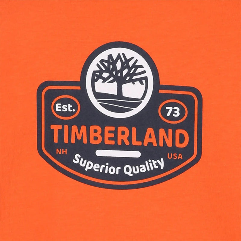 Closer look at the Timberland long sleeve t-shirt.