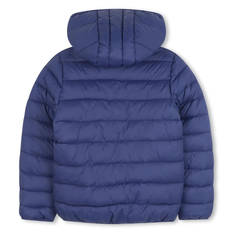 Rear view of the Timberland puffer jacket.