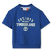 Closer view of the Timberland short sleeve sweatshirt.