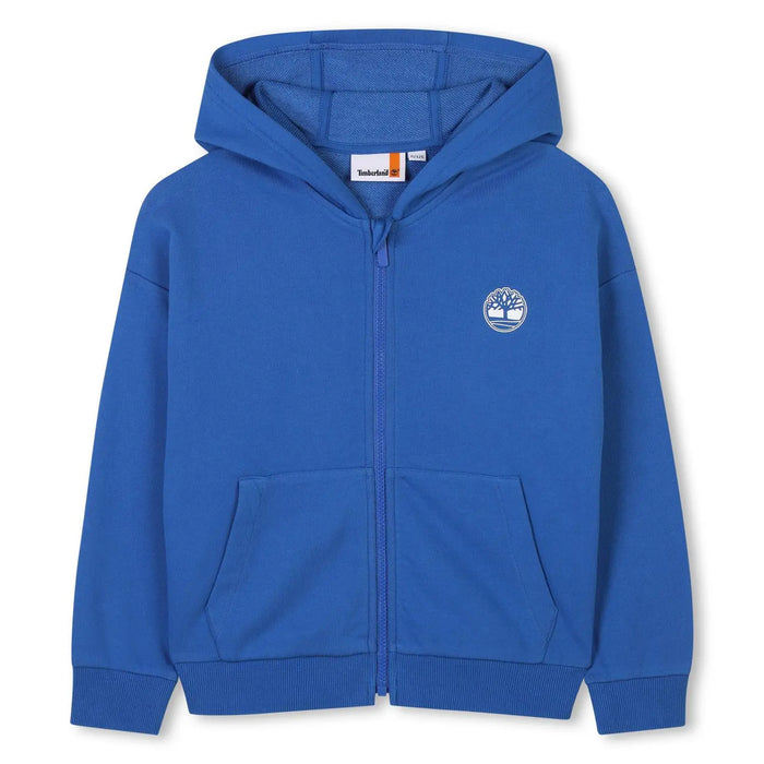 Timberland boy's blue zip up hoodie - t60451.