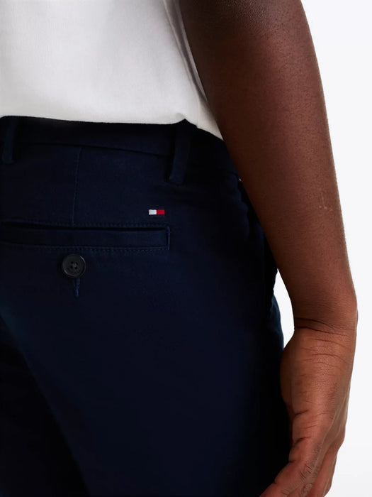 Tommy Hilfiger 1985 chinos with flag branding.