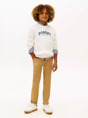 Tommy Hilfiger 1985 chinos, modelled by boy.