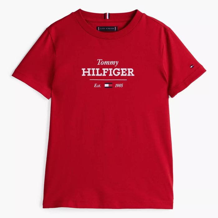 Tommy Hilfiger red 1985 t-shirt - kb09356.