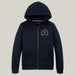 Tommy Hilfiger navy arch logo hoodie - kb09386.