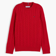 Tommy Hilfiger boy's cable knit sweater - kb09753.