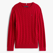 Tommy Hilfiger boy's cable knit sweater - kb09753.