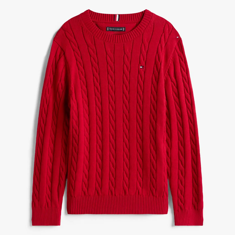 Tommy Hilfiger boy's cable knit sweater - kb09753.