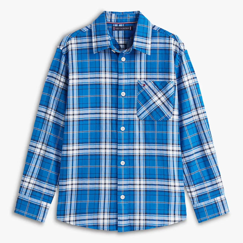 Tommy Hilfiger blue check check shirt - kb09926.