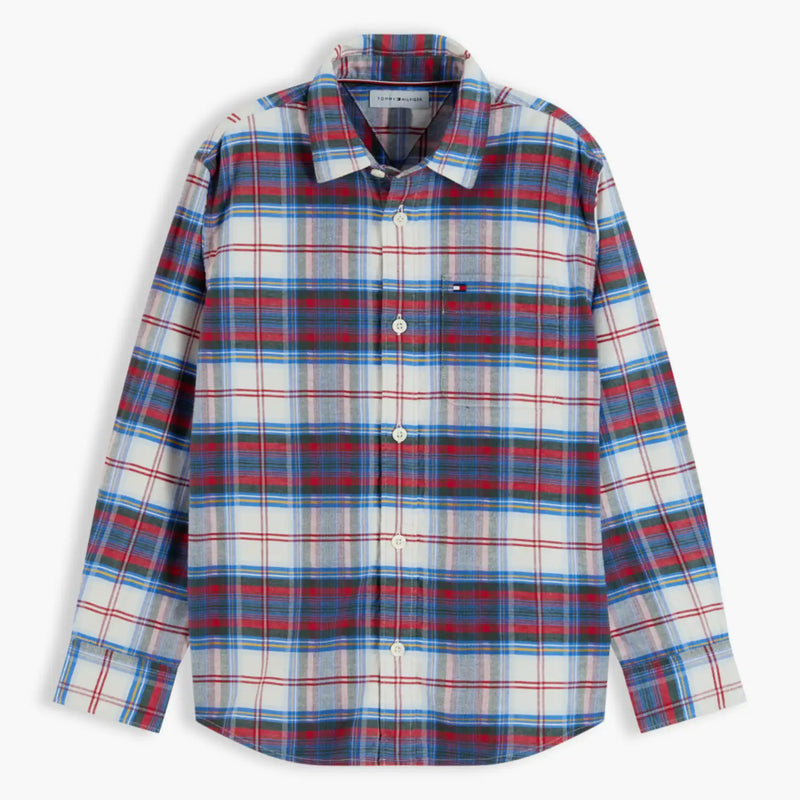 Tommy Hilfiger boy's check shirt - kb10662.
