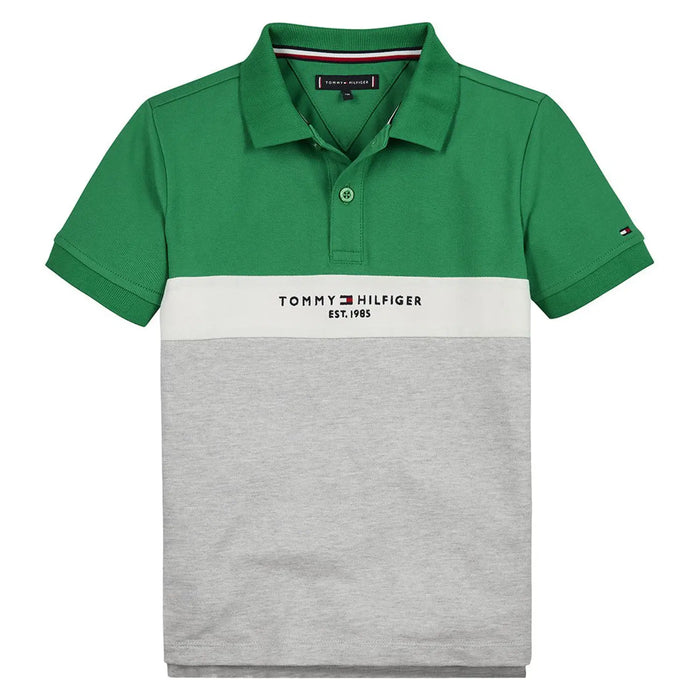 Tommy Hilfiger Colourblock Polo Shirt - Green
