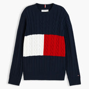 Tommy Hilfiger boy's colourblock sweater - kb09753.