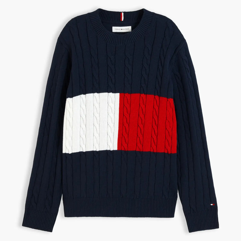 Tommy Hilfiger boy's colourblock sweater - kb09753.