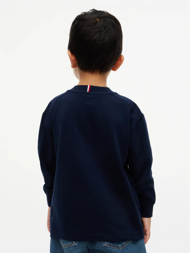 Back of the Tommy Hilfiger crest t-shirt.